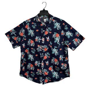 Star War Hawaiian Tropical Shirt Men's 2XL Darth Vader Storm Trooper Floral